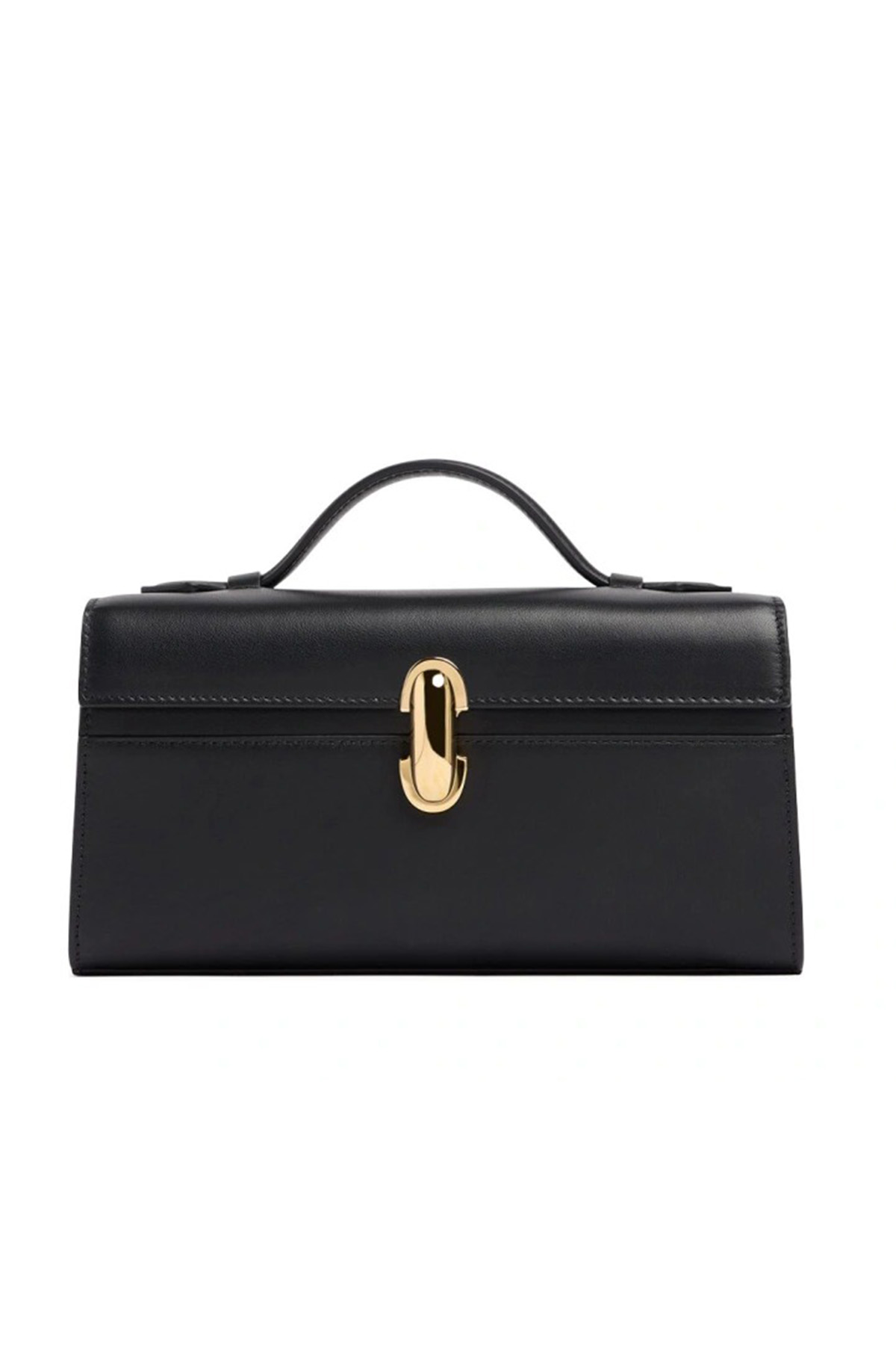 The Symmetry Leather Top Handle Bag - Savette - Women - Black - Unique