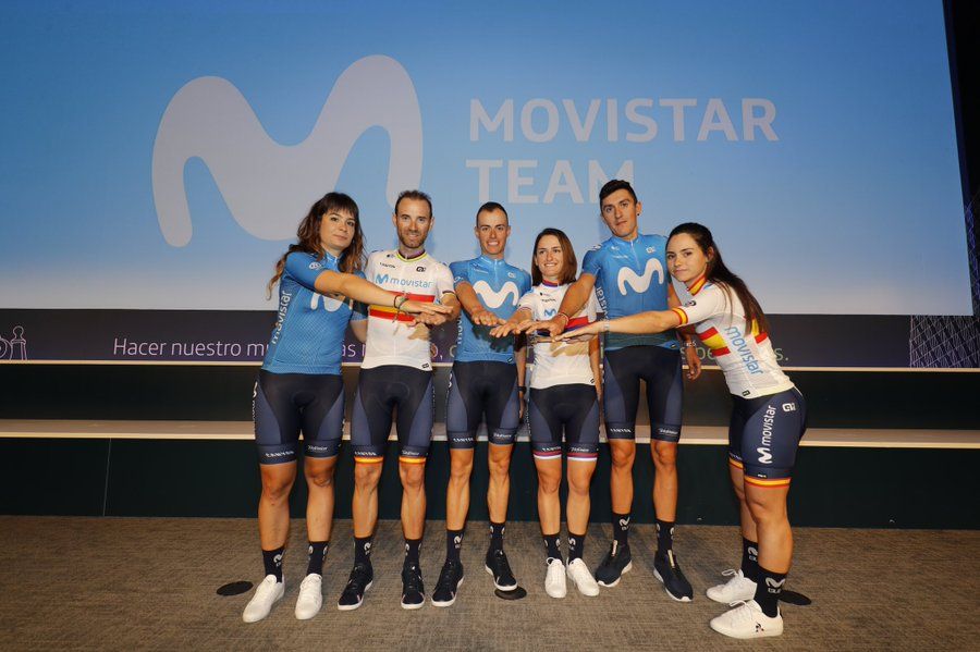 The 2020 Movistar team presented its new colours in Madrid