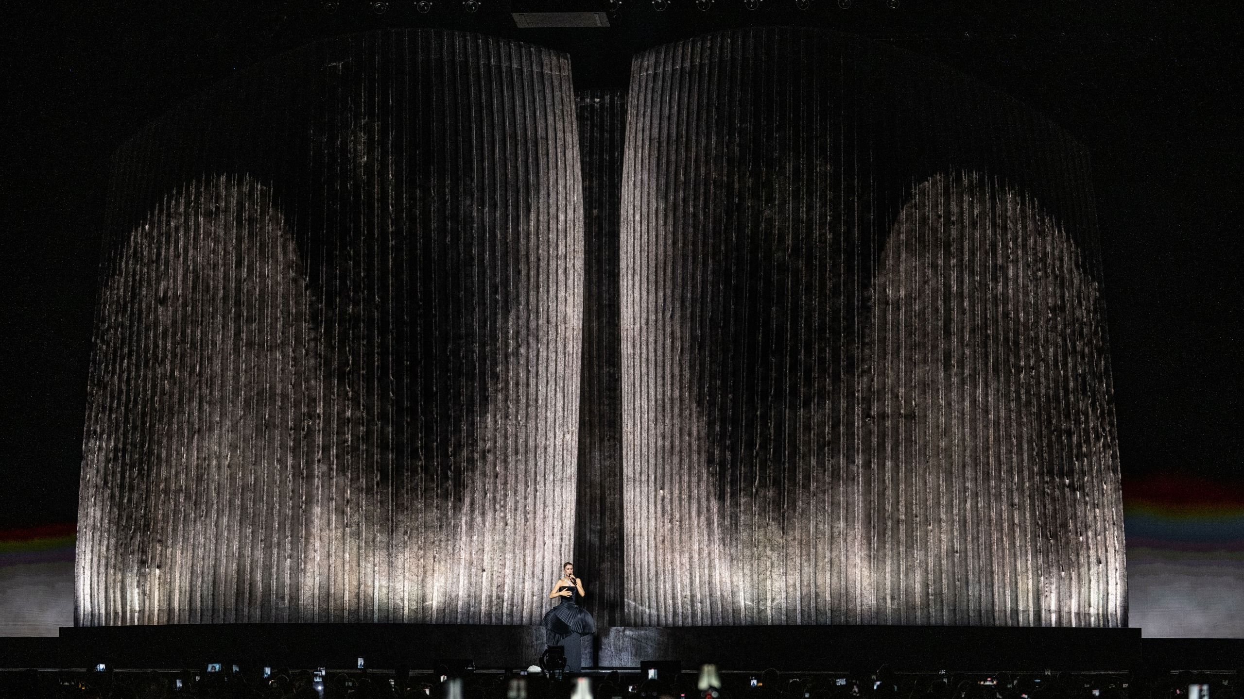 A monumental set design fit for a monumental artist: Céline Dion returns to the stage