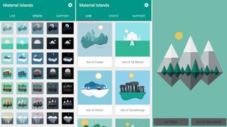 Material Islands – Wallpapers
