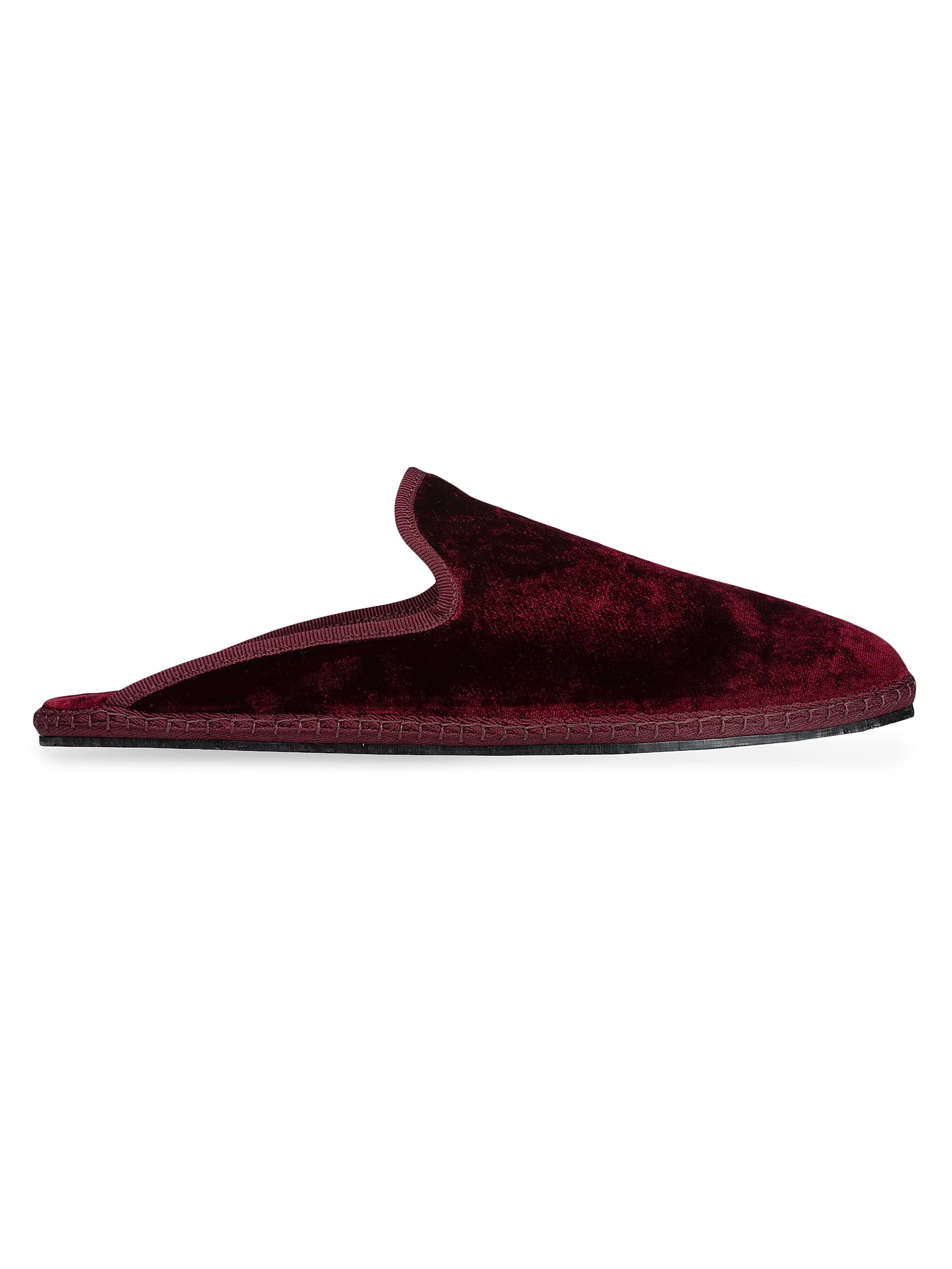 Satin Velvet Sabot Slippers
