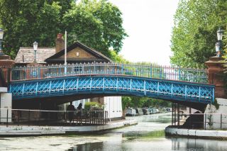 The Westbourne Terrace Road Bridge over the canal