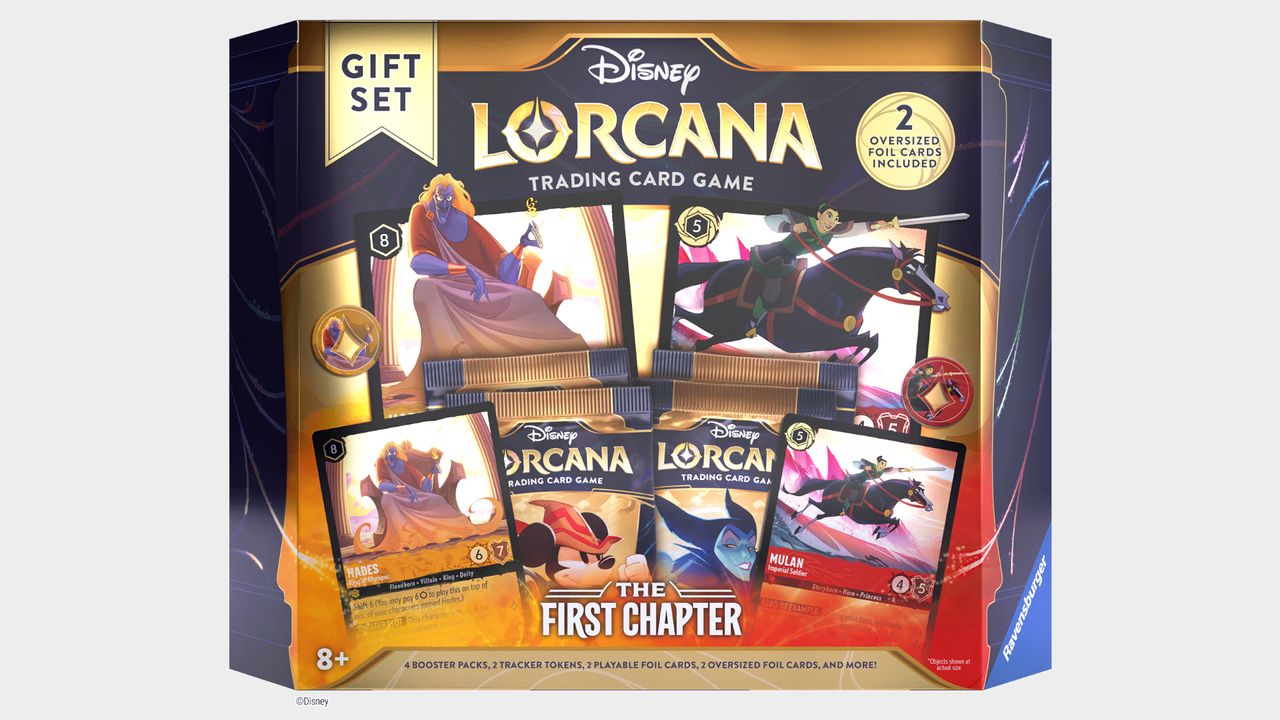 Disney Lorcana: The First Chapter gift set on a plain background