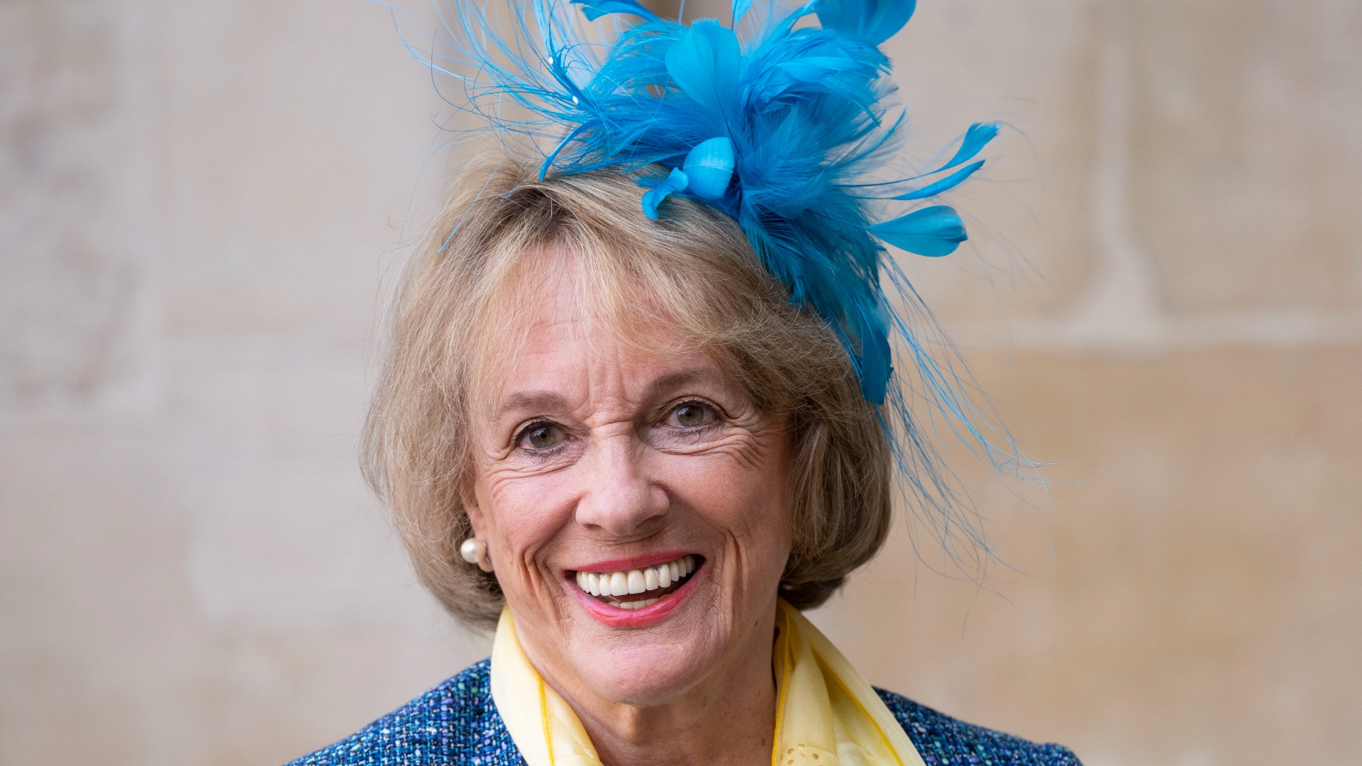Esther Rantzen attends a Thanksgiving Service in memory of Dame Vera Lynn at Westminster Abbey on March 21, 2022