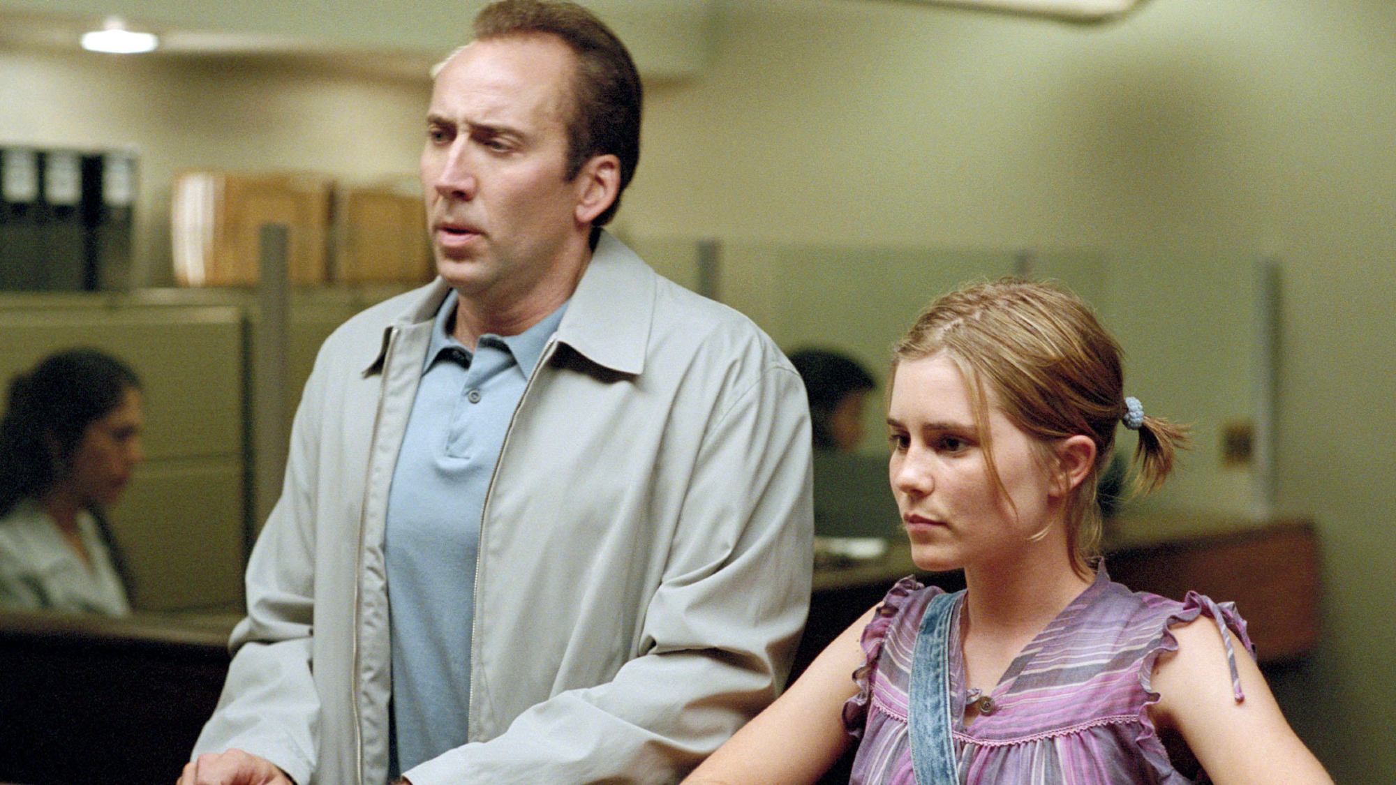 Nicolas Cage und Alison Lohman in „Matchstick Men“.