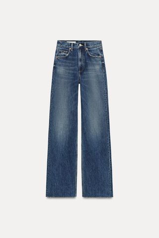 Trf High Rise Wide Leg Jeans