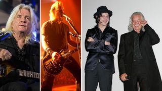 Bob Rock, James Hetfield, Jack White and Jimmy Page