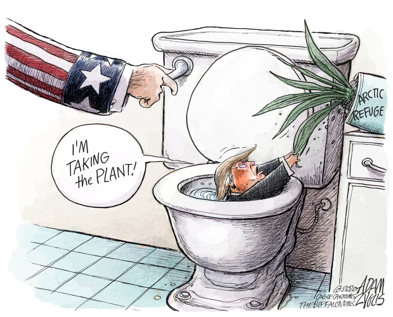 Political cartoon u s trump arctic wildlife refuge the week