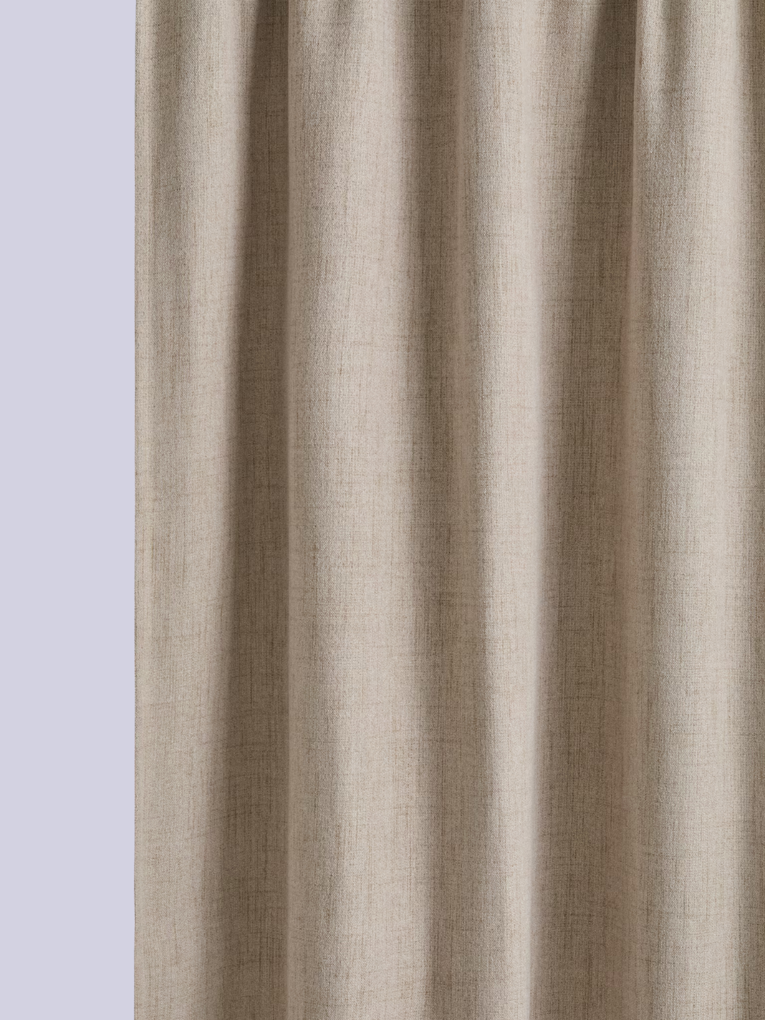 A set of beige blackout curtains from H&amp;amp;M