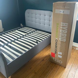 Otty bamboo and charcoal mattress in box