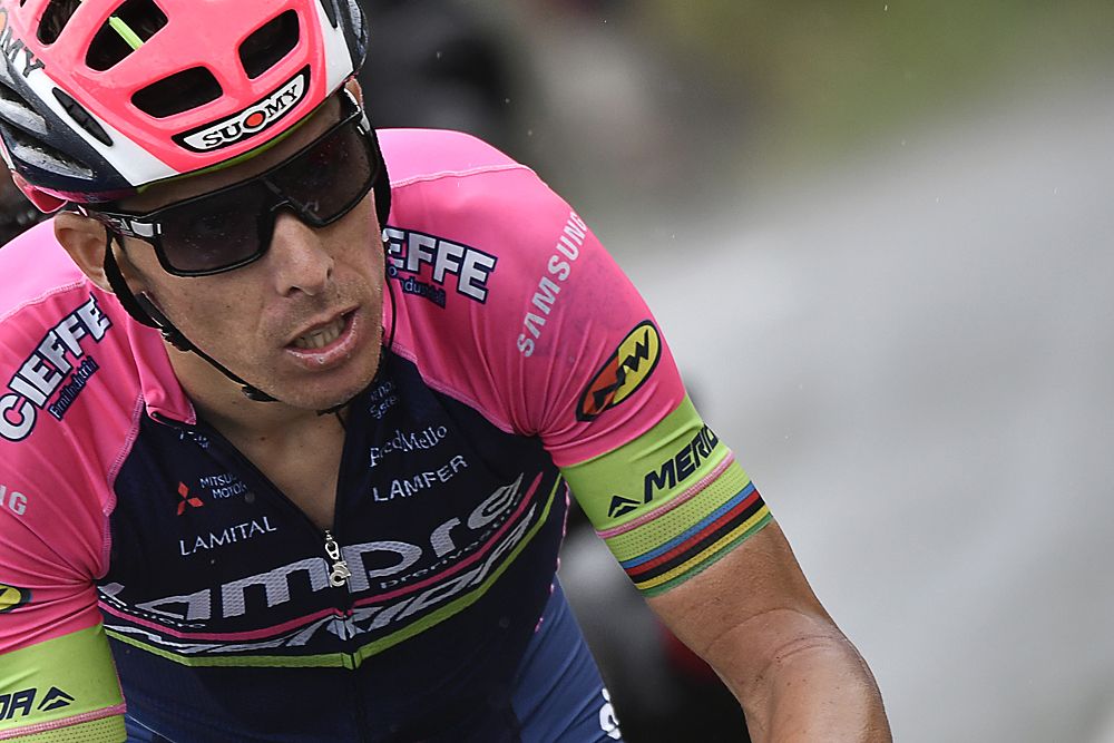 Rui Costa (Lampre) was in the day's breakaway stage 19 at the Tour de France