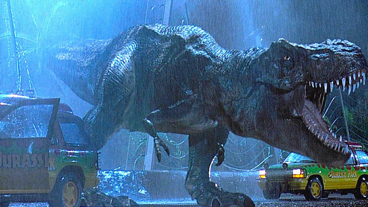 T-Rex in Jurassic Park