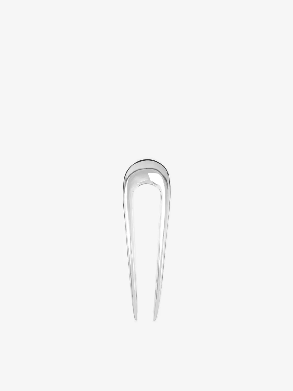 Frida Sterling-Silver-Plated Brass Hair Pin