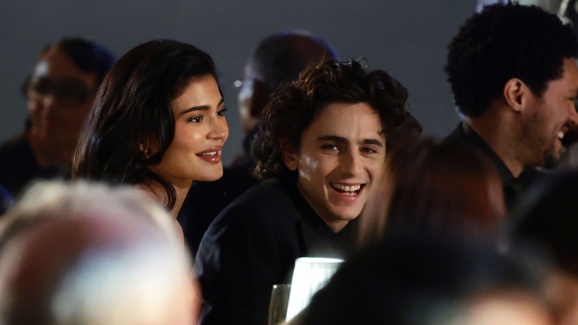 Kylie Jenner and Timoth&amp;eacute;e Chalamet attend the WSJ. Magazine's Innovator Awards
