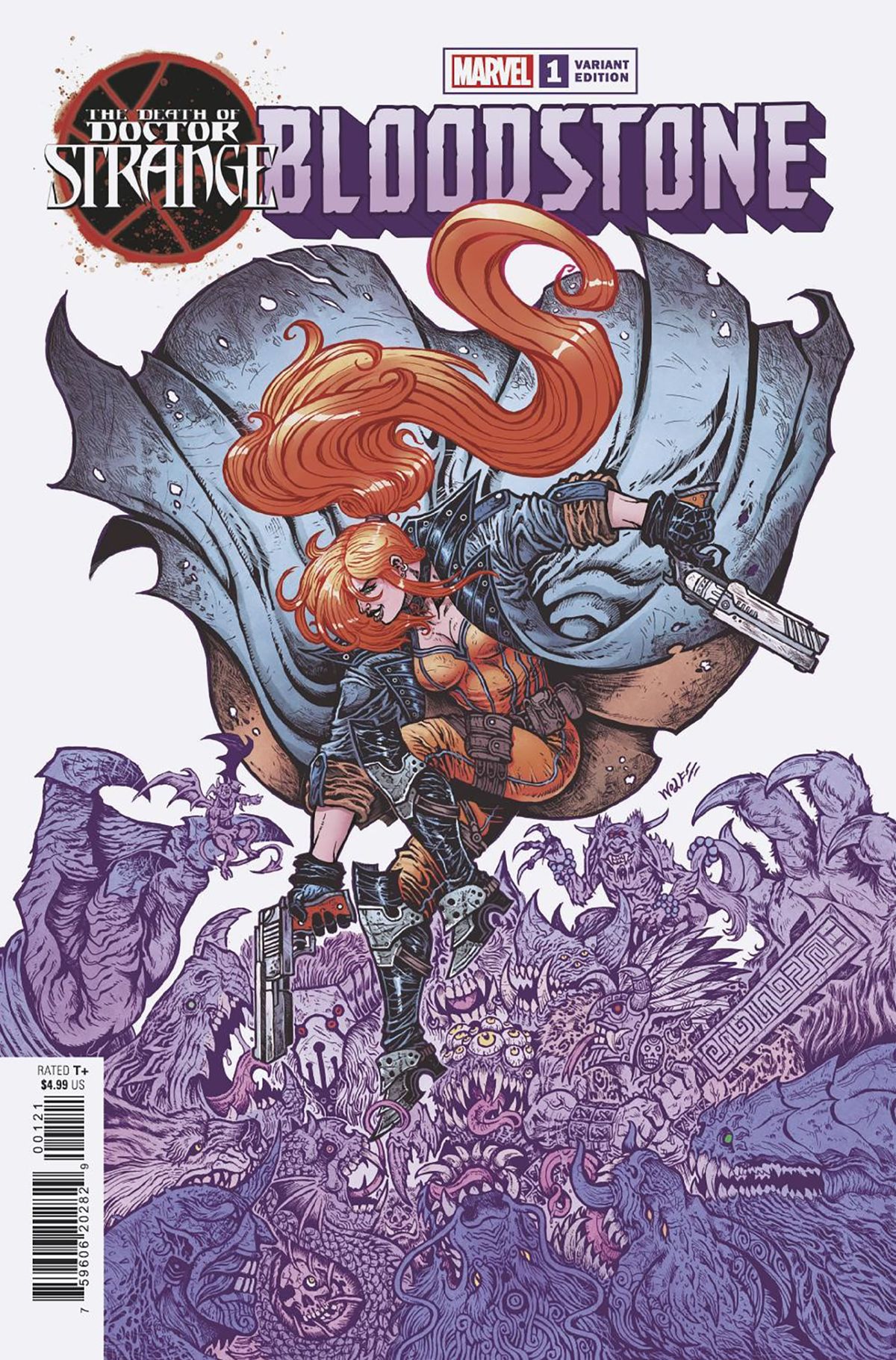 Death of Doctor Strange: Bloodstone #1 variant cover