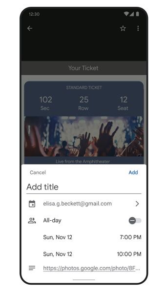Google Photos receives integration with Reminders.