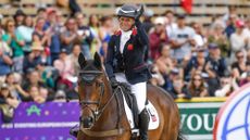Ros Canter riding Lordships Graffalo to take double gold at the 2023 European Championships in one of her career highlights
