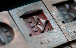 Letterpress type from the Type Archive