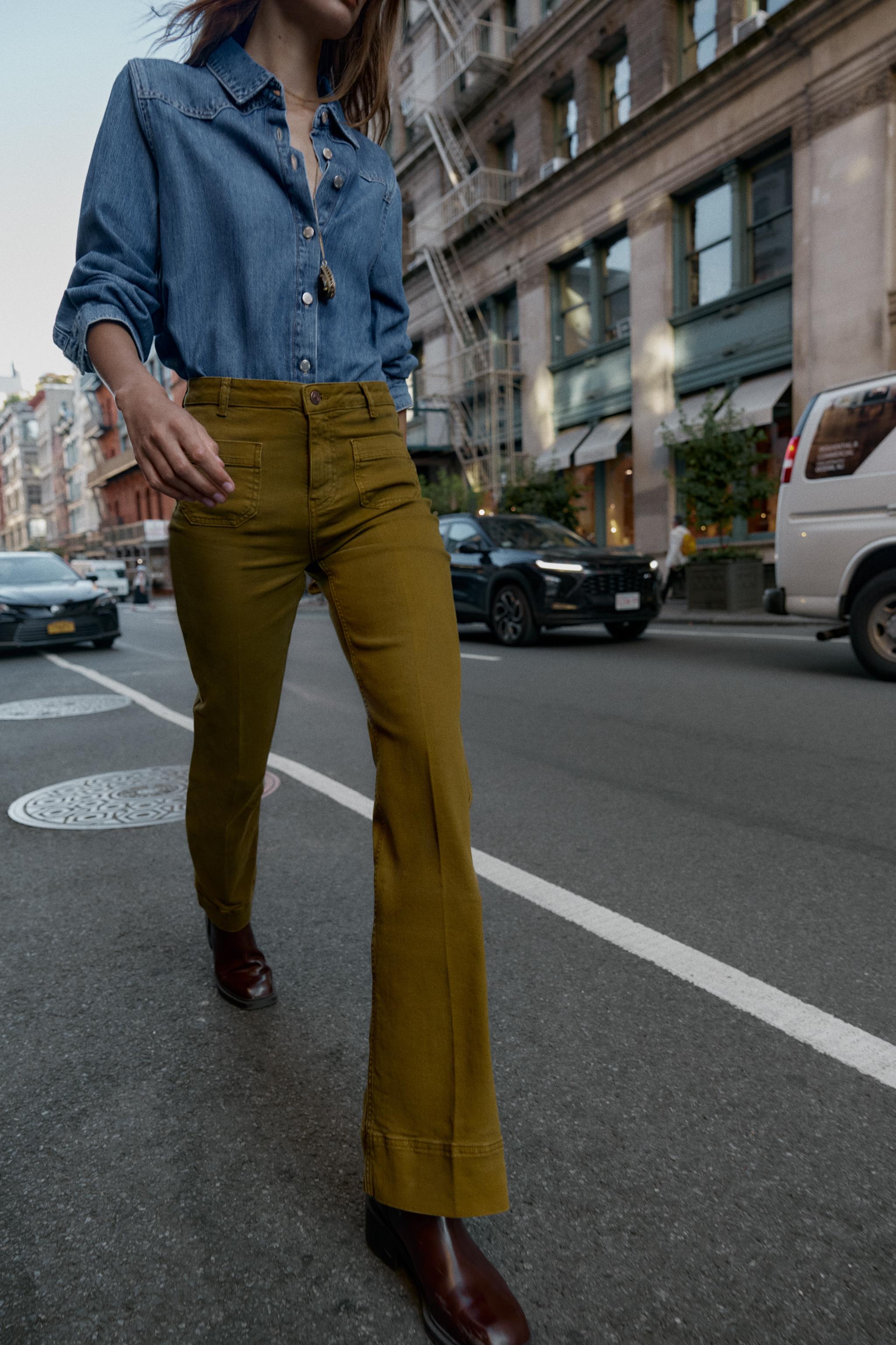 Z1975 High-Waisted Patch Pocket Jeans