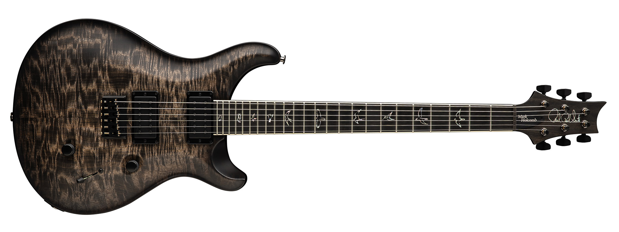 PRS Mark Holcomb: previously only a limited edition run, the Periphery guitarist's Core Series signature model is now part of the PRS Guitars catalogue, as the Maryland high-end brand continues its 40th Anniversary celebrations by keeping the releases coming each month.