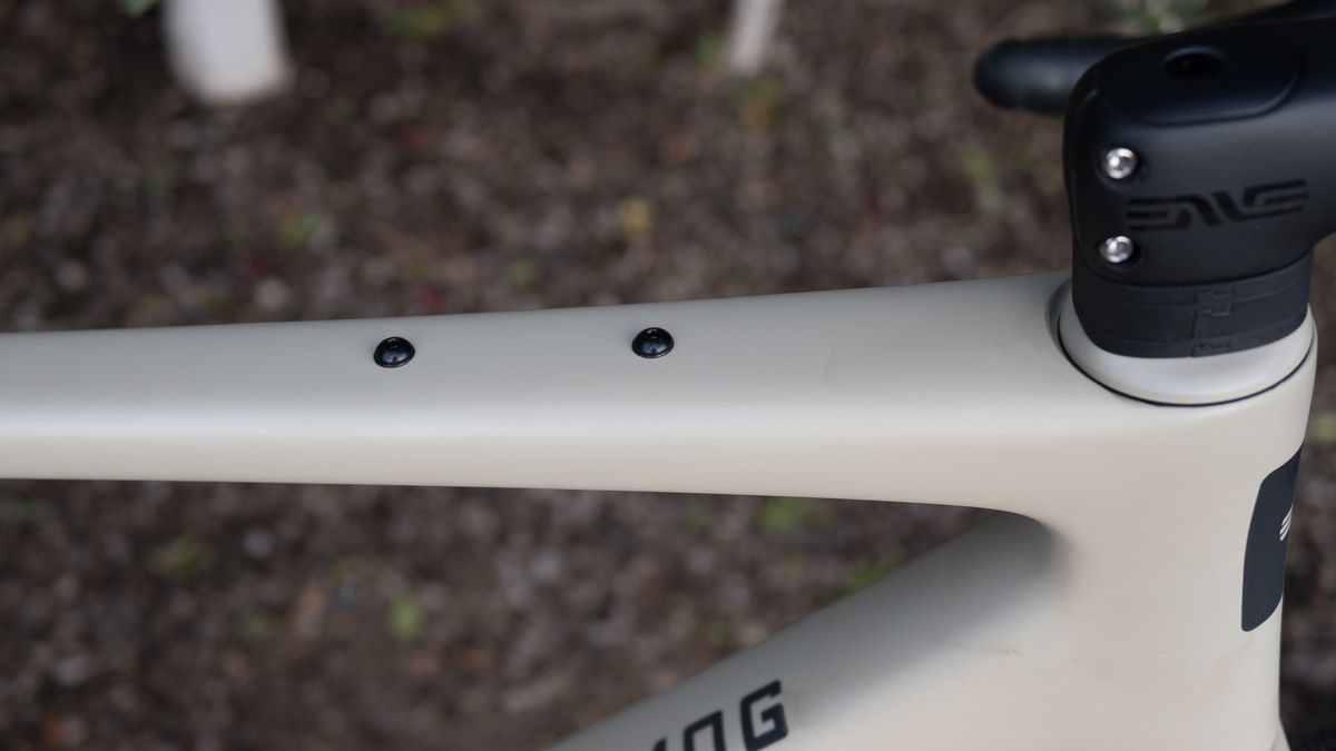 Enve MOG gravel bike top tube mounts