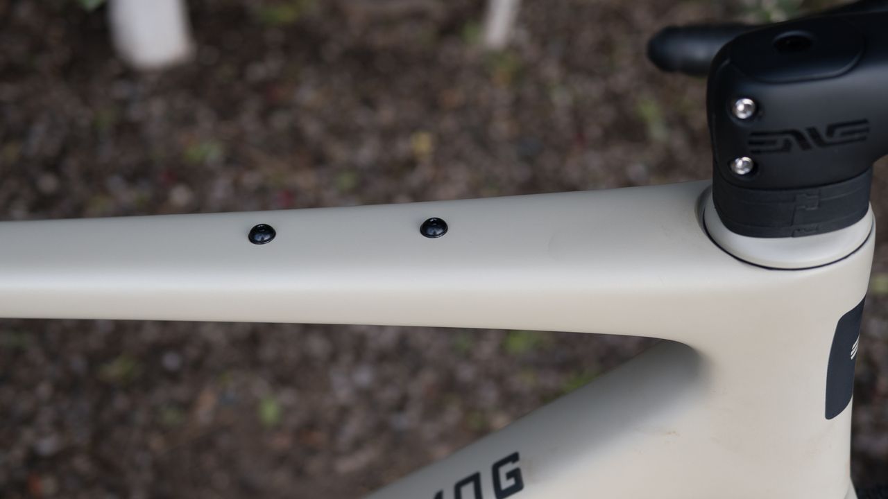 Enve MOG gravel bike top tube mounts
