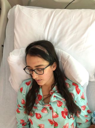 Danielle Soviero after her brain surgery
