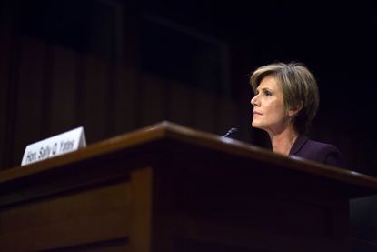 Sally Yates testifies before the Senate Judiciary subcommittee