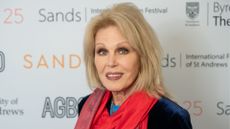 a headshot of joanna lumley 