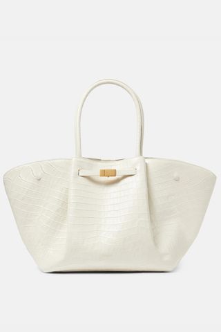 DeMellier, New-York Croc-Effect Leather Tote Bag