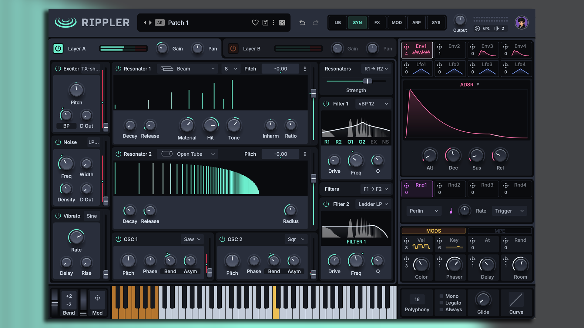 ReFX's Rippler promises to “emulate acoustic instruments both real and imagined” with its advanced physical modelling engine