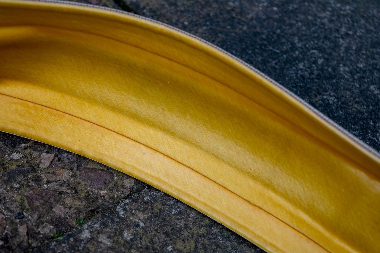 The inside of a Specialized Cotton TLR tyre