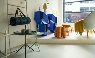Homeware and furniture on display in Monologue store
