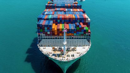 Ship is sailing Clarkson shipbroking