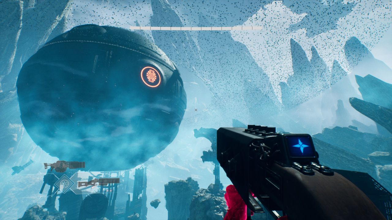 Brutalist bullet hell FPS Luna Abyss