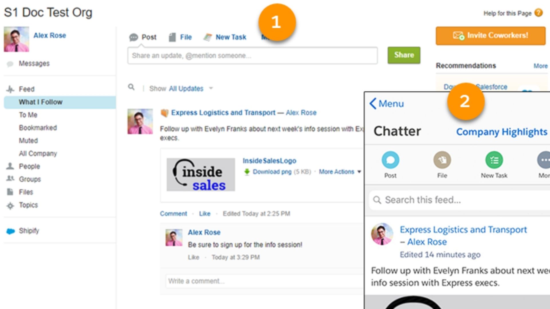 Salesforce Chatter review
