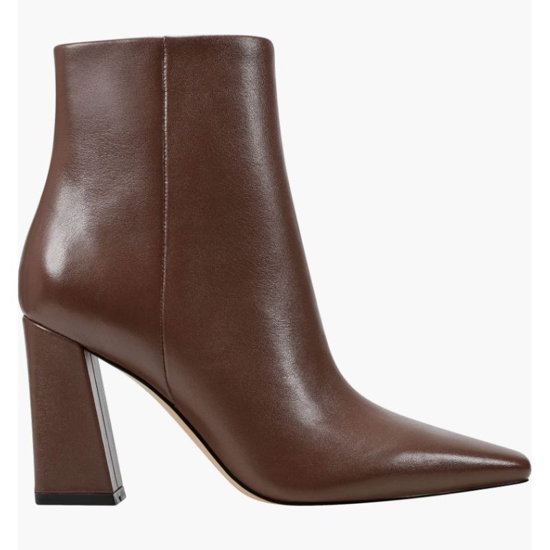 a brown ankle boot