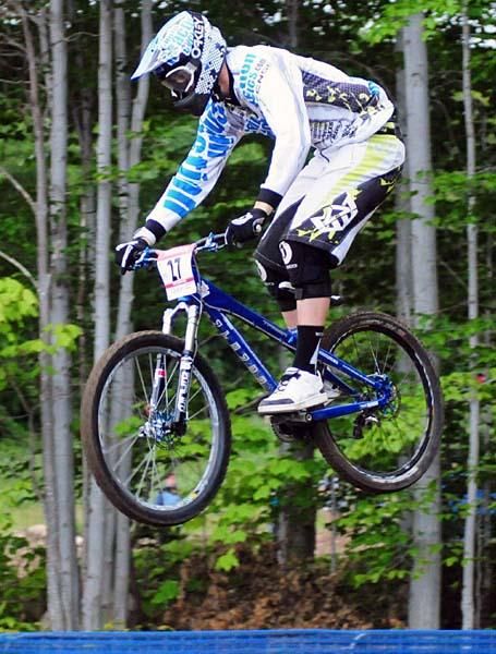 Lukas Mechura (Chain Reaction/Intense) soars in the air.