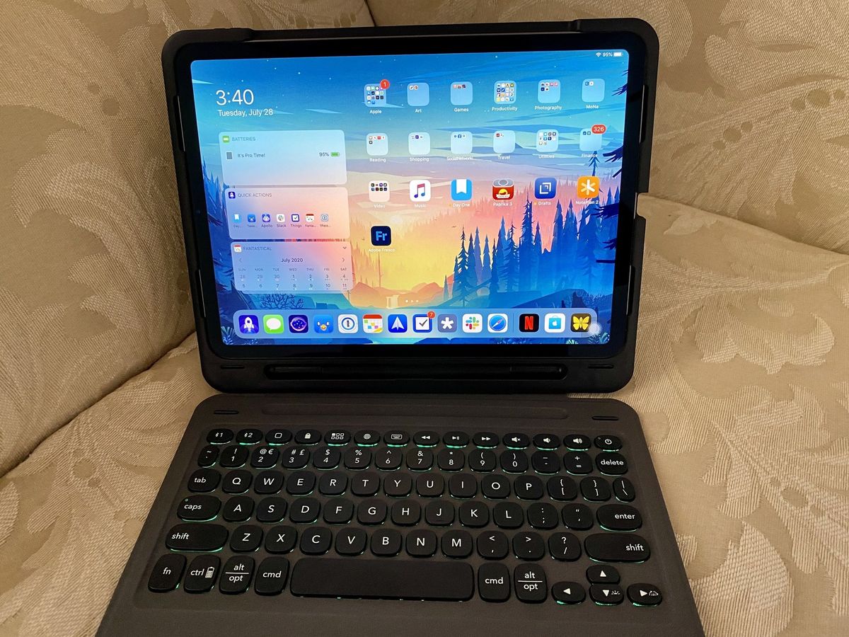 Zagg Slim Book Go Open