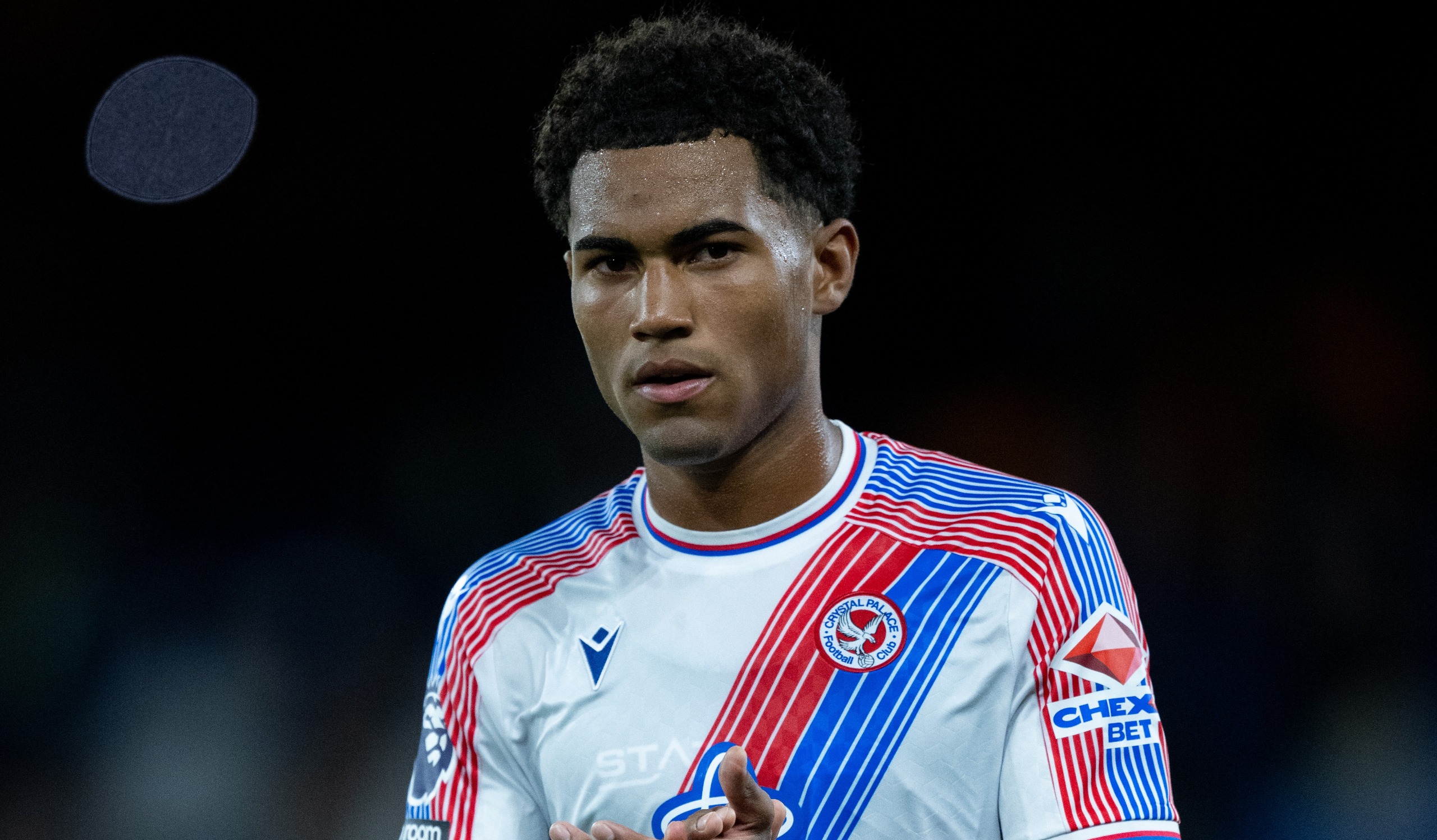 Zavier Gozo of Crystal Palace looks on during the Premier League 2026/27 match between Crystal Palace FC and Manchester City at Selhurst Park on August 28, 2026 in London, United Kingdom