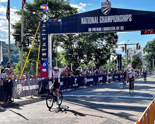 Alyssa Sarkisov (DCVelo) wins the national championship junior women&#039;s race