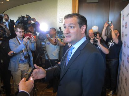 Ted Cruz, surprised by the press