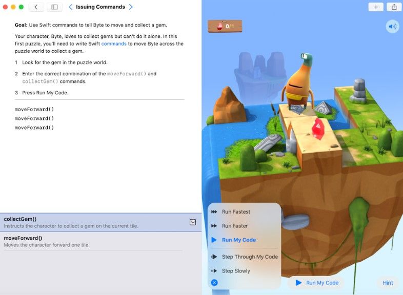 Apple Swift Playgrounds