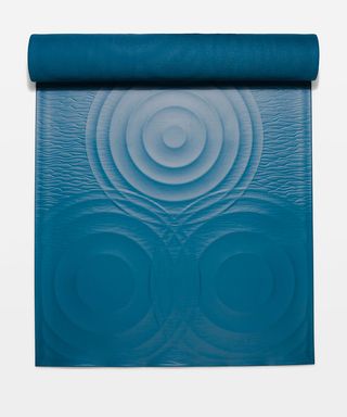Blue colour 3D yoga mat