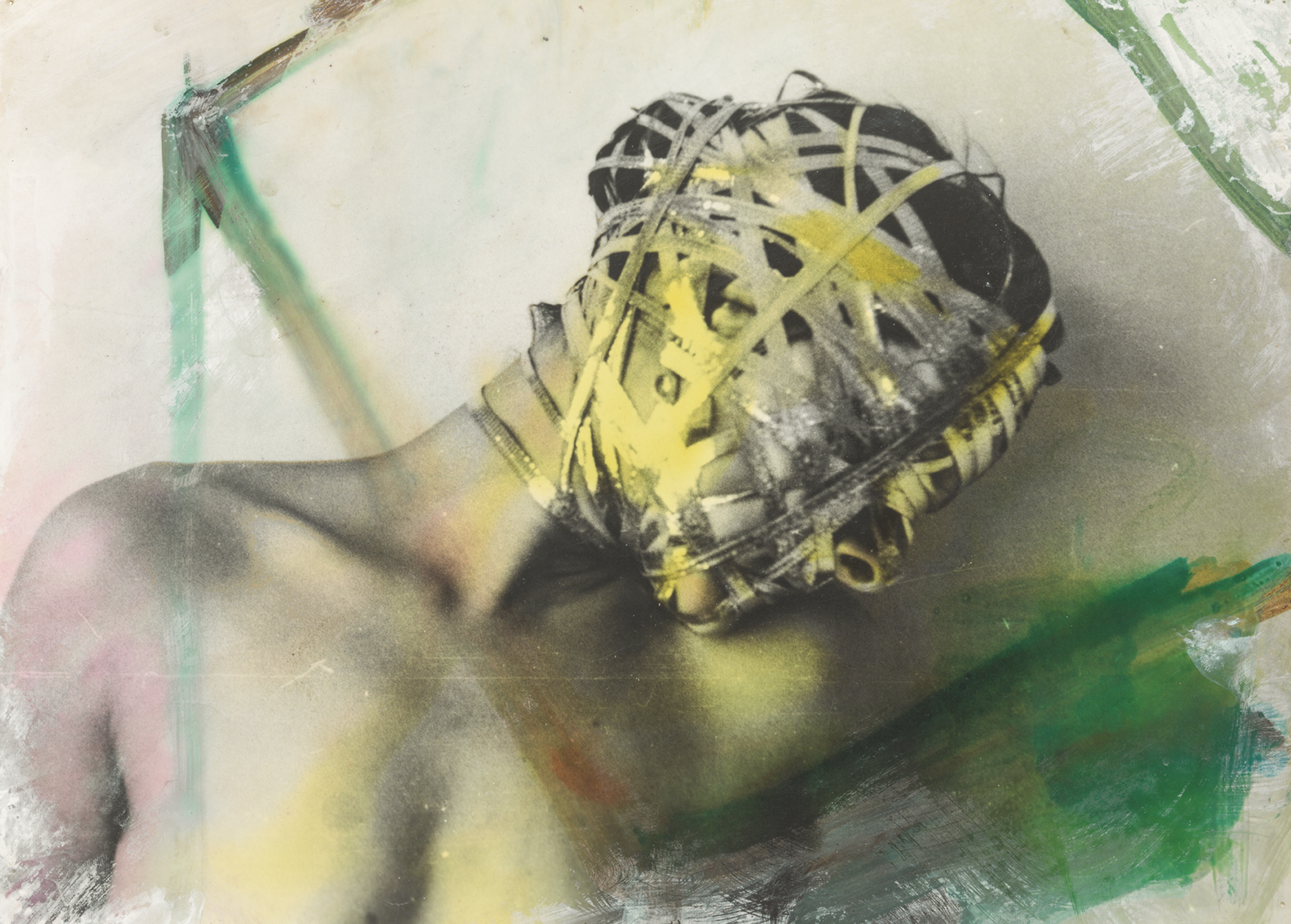 artwork of woman in bondage mask from &amp;lsquo;Unruly &amp;ndash; The Body in Punk&amp;rsquo; at ARoS in Aarhus, an exhibition exploring the history of punk