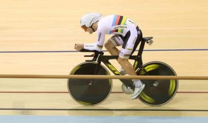Glen O'Shea (Australia) in omnium pursuit action