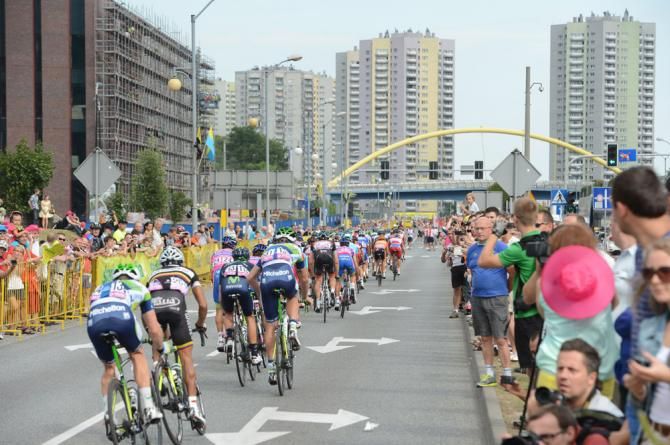 Huge crowds were on hand to watch stage 4 at the Tour of Poland
