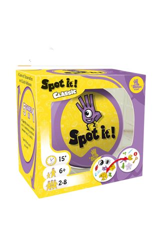 Spot It! Classic - Award-Winning Card Game With Endless Playability, Fast-Paced Observation Game for the Whole Family! Ages 6+, 2-8 Players, 15 Minute Playtime, Made by Zygomatic