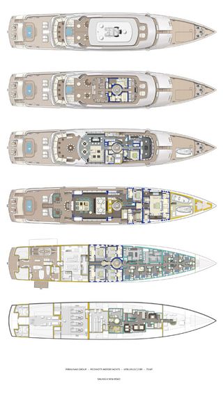 Six decks of separation: Grace E demonstrates the complexity of the contemporary motor yacht