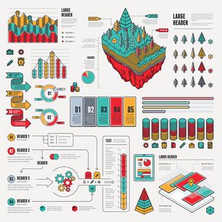 Stock illustration: Infographics